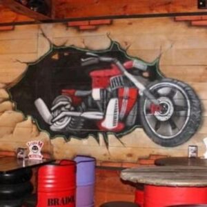 RESTAURANTE triple m taberna burguer villamanin graffiti
