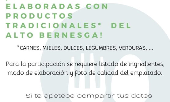¡Buscamos tus recetas con productos típicos del Alto Bernesga!