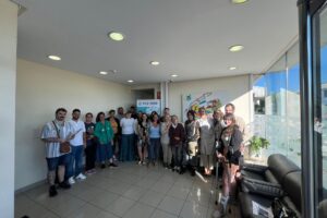 Imagen de grupo de la visita del día 30 de julio