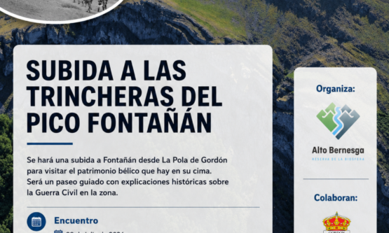 Subida a las trincheras del Pico Fontañán