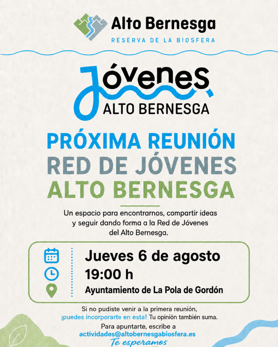 Reunión Red de Jóvenes - 6 de agosto