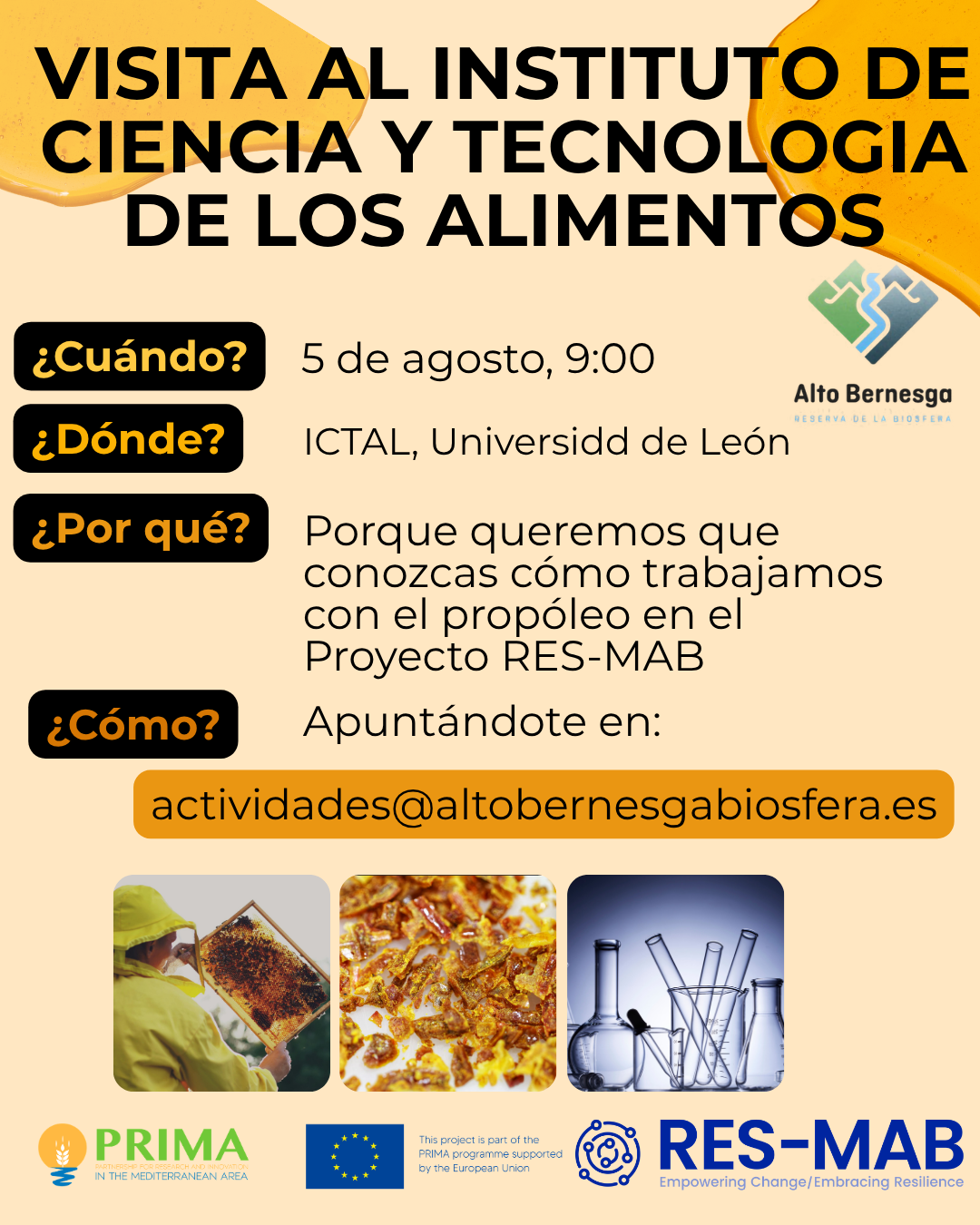 VISITA AL INSTITUTO DE CIENCIA Y TECNOLOGIA DE LOS ALIMENTOS