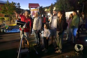Observación de estrellas en La Pola de Gordón
