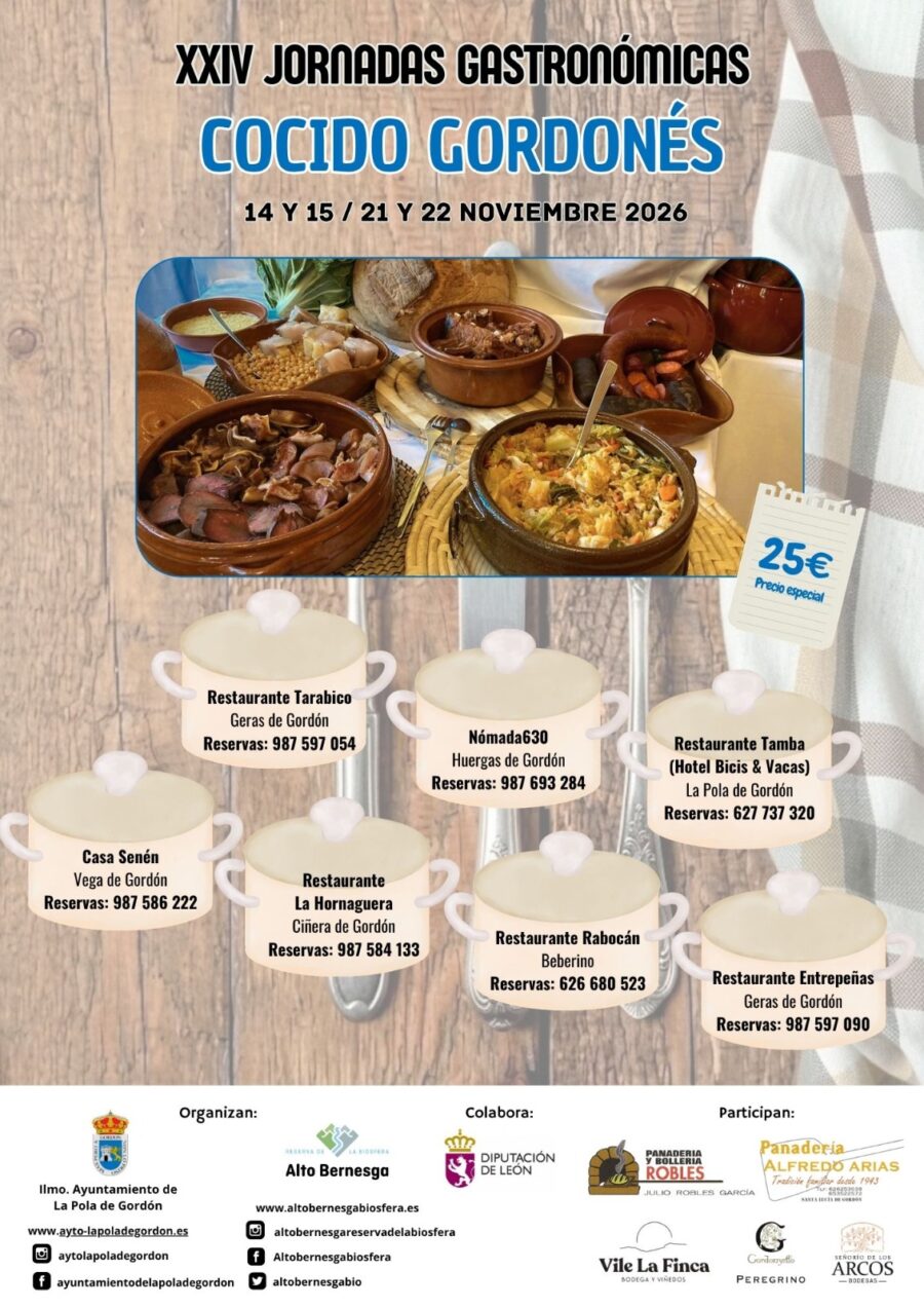 Cartel Jornadas Gastronómicas 2026
